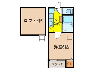 アソシア堀田の物件間取画像